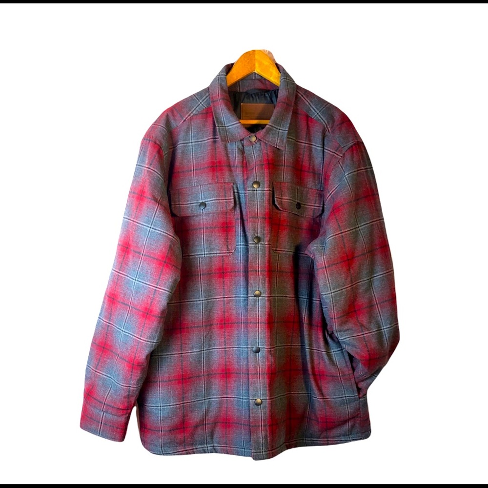Men’s Plaid Essential Shirt Jacket